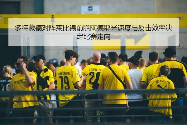 多特蒙德对阵莱比锡前瞻阿德耶米速度与反击效率决定比赛走向